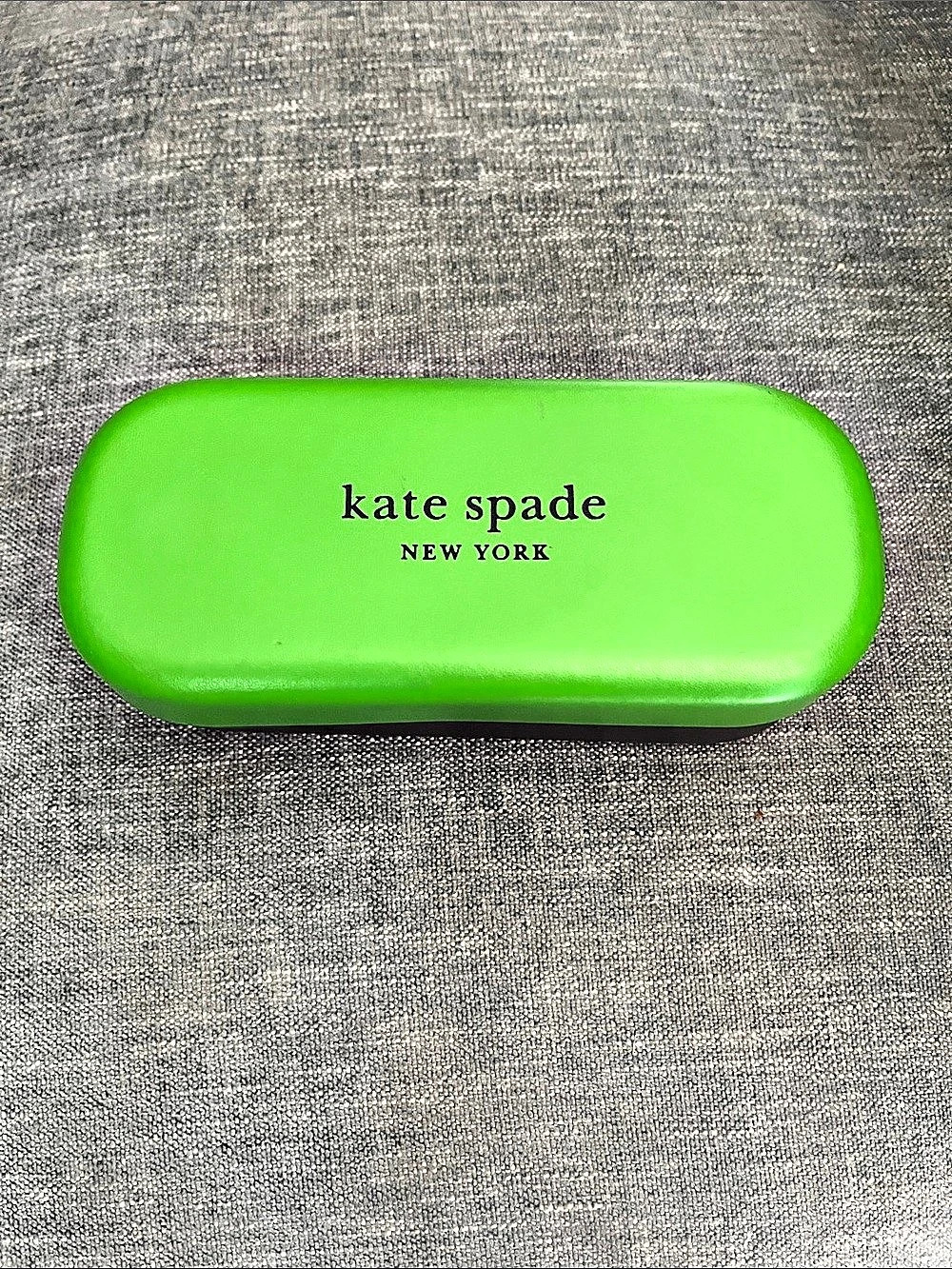 kate spade Eyeglass Case Green & Black